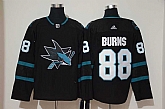 Sharks 88 Brent Burns Black Adidas Jersey,baseball caps,new era cap wholesale,wholesale hats